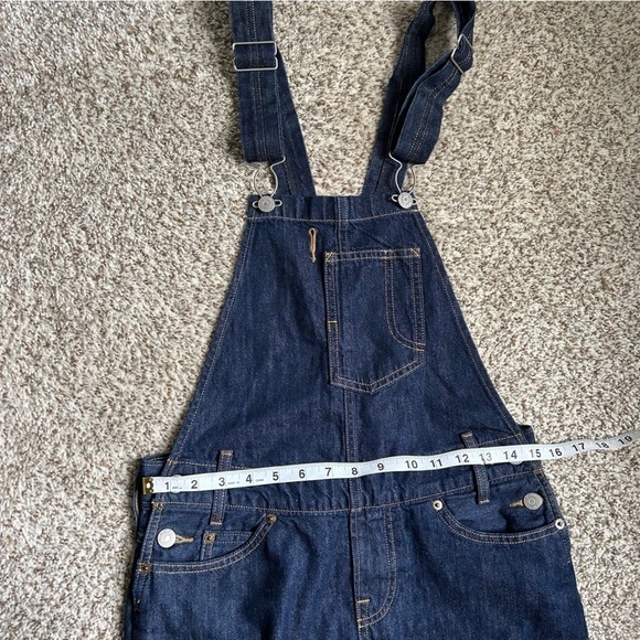 Levi Strauss Overalls Dark Wash Denim Casual XXS - Picture 6 of 7